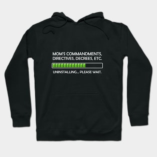 Uninstalling Commandments Hoodie